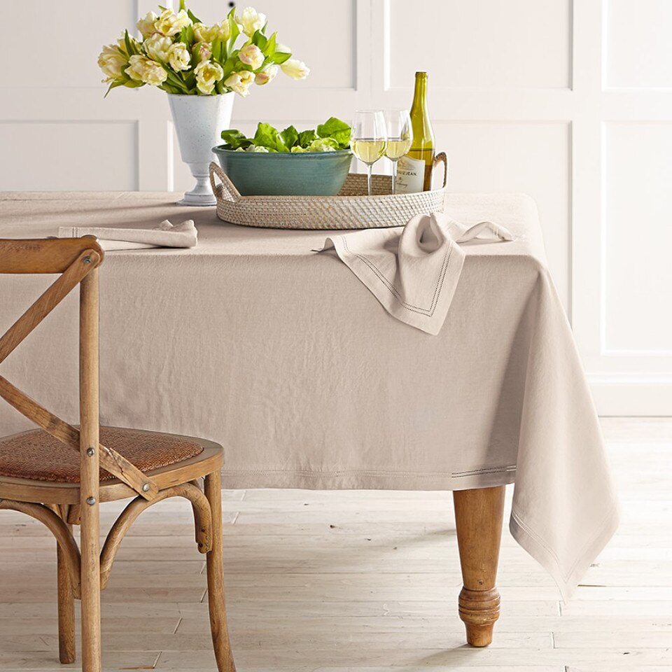 Linen Double Hemstitch Tablecloth Williams Sonoma Australia